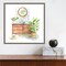 Greenery Bath I by Sue Schlabach Canvas Wall Art Print Framed